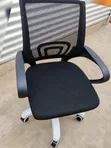 Adjustable Secretariat Office Chair with Wheels - 1