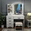 Vanity Dressing Table with LED Lights - 2