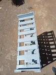 Rafu Mpya ya Viatu ya Mbao ya Ngazi 3 - Nyeupe yenye Madoa - 3