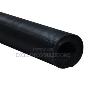 Ribbed Rubber Roll Mat for Directional Grip