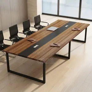 2.4M Boardroom Conference Table - Brown
