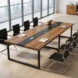 2.4M Boardroom Conference Table - Brown - 3