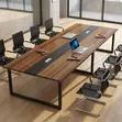 2.4M Boardroom Conference Table - Brown - 5