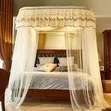 6x6 2-Rail Stand Mosquito Net - Premium Bed Canopy - 1