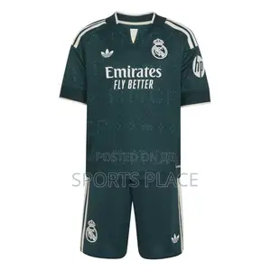 Real Madrid Children's Green Away Jersey 2026/27