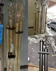 2 Meter Double Curtain Rods - Gold Coat - 2