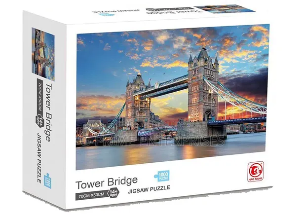 Puzzle ya Vipande 1000 ya Tower Bridge - 1