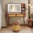 High Quality Bedroom Dressing Table with Mirror - 4