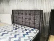 5x6 Tufted Box Bed Frame - 2
