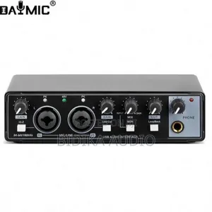 DAYMIC DM2-BK External Sound Card - Nyekundu/Nyeusi