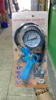 Air Pressure Tyre Gauge Inflating Gun - 3