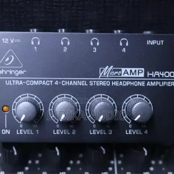 Behringer HA400 Amplifier ya Headphone 4-Channel - 1