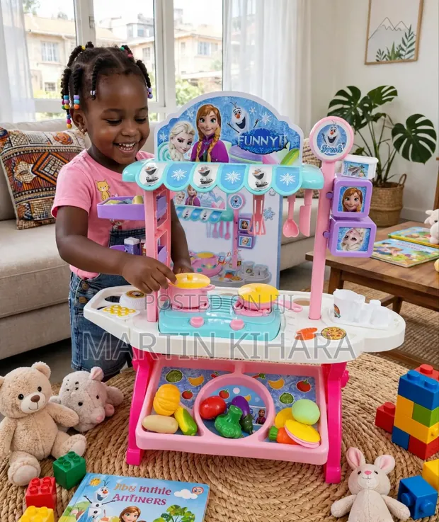 55-Piece Frozen Kitchen Play Set - 1