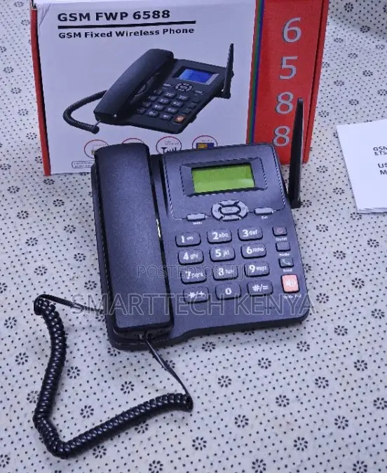 Simu ya Landline Isiyo na Waya ya GSM na Kadi ya SIM kwa Biashara - 1
