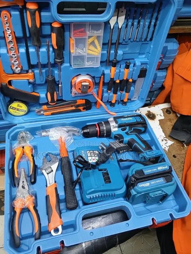 Makita 48V Max Cordless Drill Kit - 1