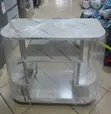 Kisimamio cha TV cha Marble na Hifadhi - 1