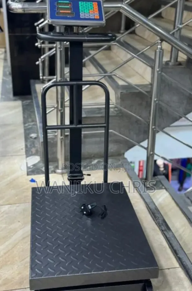 A&D 600Kg Commercial Platform Scale with Wheels - 1