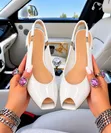 Zara Open-Toe Flats Shoes - Black, Sizes 37-42 - 4