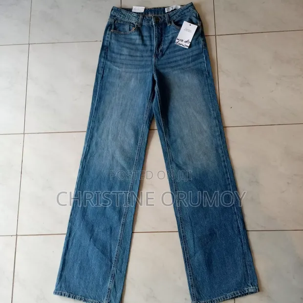 Quality Women's Thrifted Wide-Leg Jeans - 1