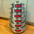 6pc Set Aluminum Cookware Sufuria (Large Size) - 1