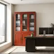 3-Door Mahogany Office Cabinet - 3