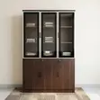 3-Door Wooden Filing Cabinet - 4