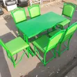 Set ya Viti vya Mgahawa na Meza ya Mstatili - 1
