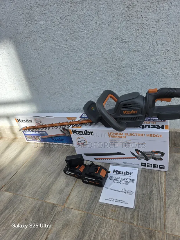 Kzubr Cordless Hedge Trimmer na Betri 2 & Charger - 1