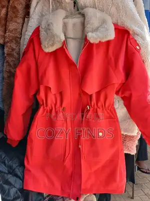 Thrift Red Leather Jacket - Women's L