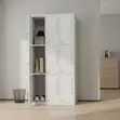 9-Door Institutional Locker Cabinet - White Steel - 2