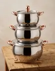 Premium 6-Piece Stainless Steel Cookware Set - 2