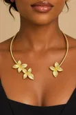 Statement Gold Necklace - 1