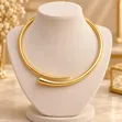 Statement Gold Necklace - 3