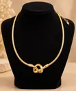 Statement Gold Necklace - 4
