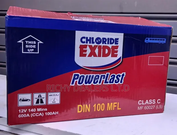 BT Din100 MF 12V/100Ah Battery ya Gari Isiyohitaji Matengenezo - 1