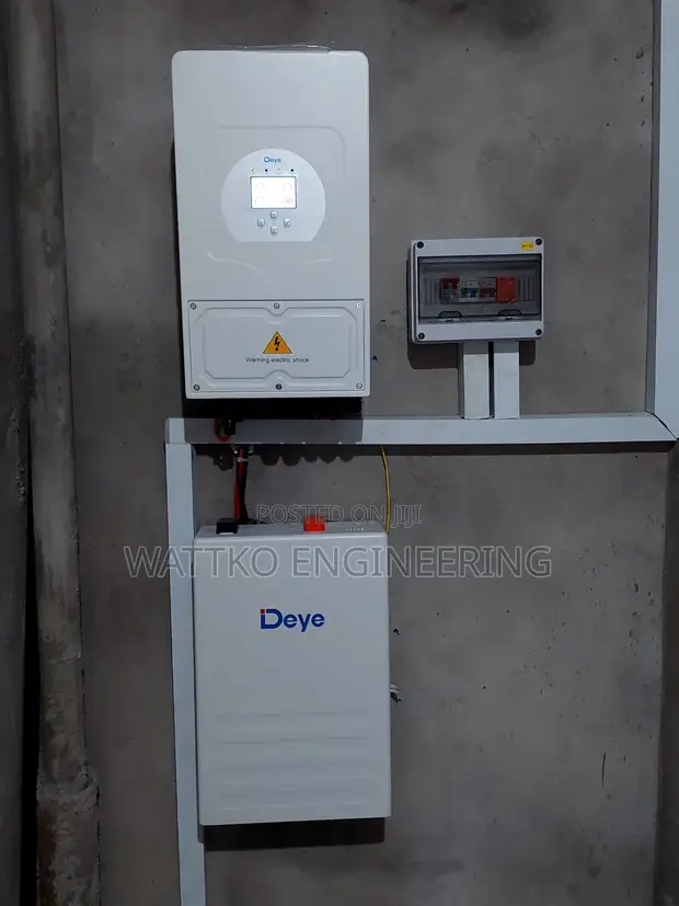 Mfumo wa Solar wa Nyumbani wa Deye na Betri ya Lithium 5.12kWh - 1