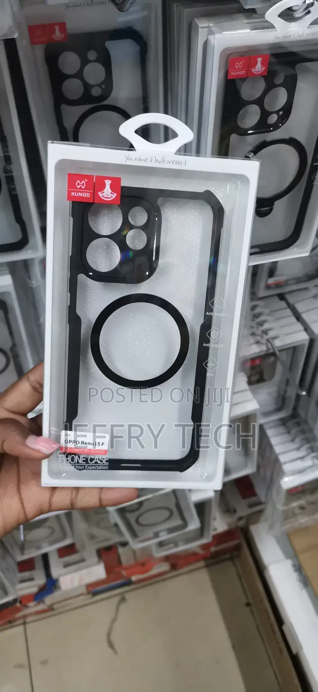 XUNDD Magnetic Clear Case for Oppo Reno 15F - 1