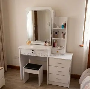 White Vanity Dressing Table with Mirror