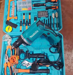 Durable Makita Corded Electric Drill Set