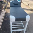Foldable Massage Bed - White & Black - 1