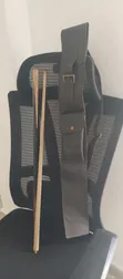 1/2 Split Cue Stick with Leather Bag - 2