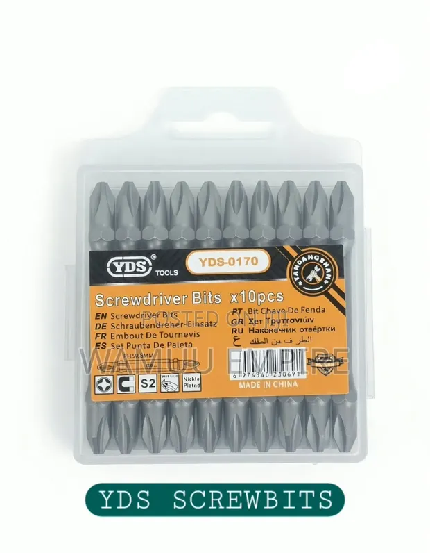 YDS Tools Set ya Vipande 10 vya Screwdriver Vinaisha Pande Zote - 1