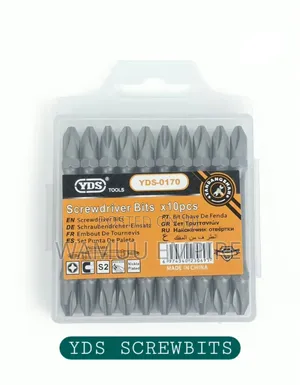 YDS Tools Set ya Vipande 10 vya Screwdriver Vinaisha Pande Zote