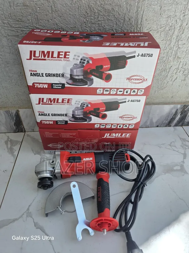 Jumlee Angle Grinder 115mm, 750W - 1