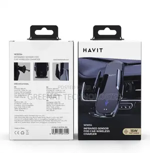 Havit W3034 15W Infrared Sensor Car Wireless Charger