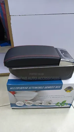 Universal Car Armrest Console na Cup Holder & Charging Ports