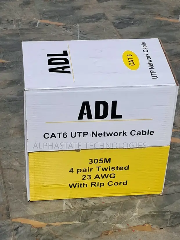 Cat6 UTP Cable ya Mtandao 305m kwa IP CCTV & LAN - 1
