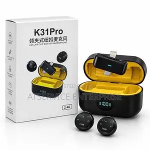 K31 Pro Dual Wireless Microphone kwa Watengenezaji Maudhui