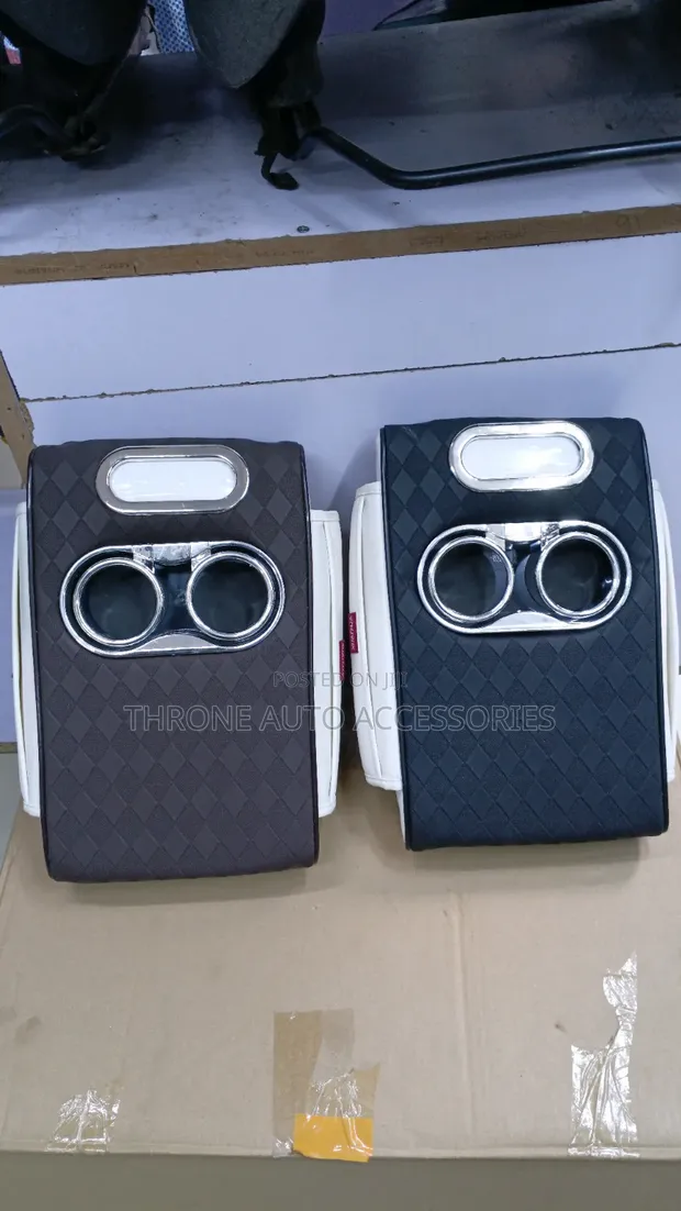 Universal Armrest Cushion Pads na Kompartment ya Kikombe - 1