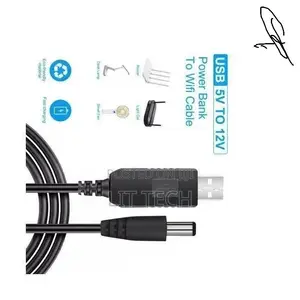 USB to DC 5V to 12V Converter Cable for Routers